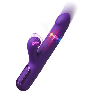 Пульсатор-кролик с вибрацией и подвижными язычками Fantasy For Her Super SoniX Thruster