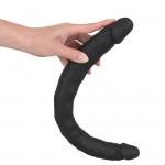 Двусторонний фаллоимитатор  Double Dong Black 40 х 4 см