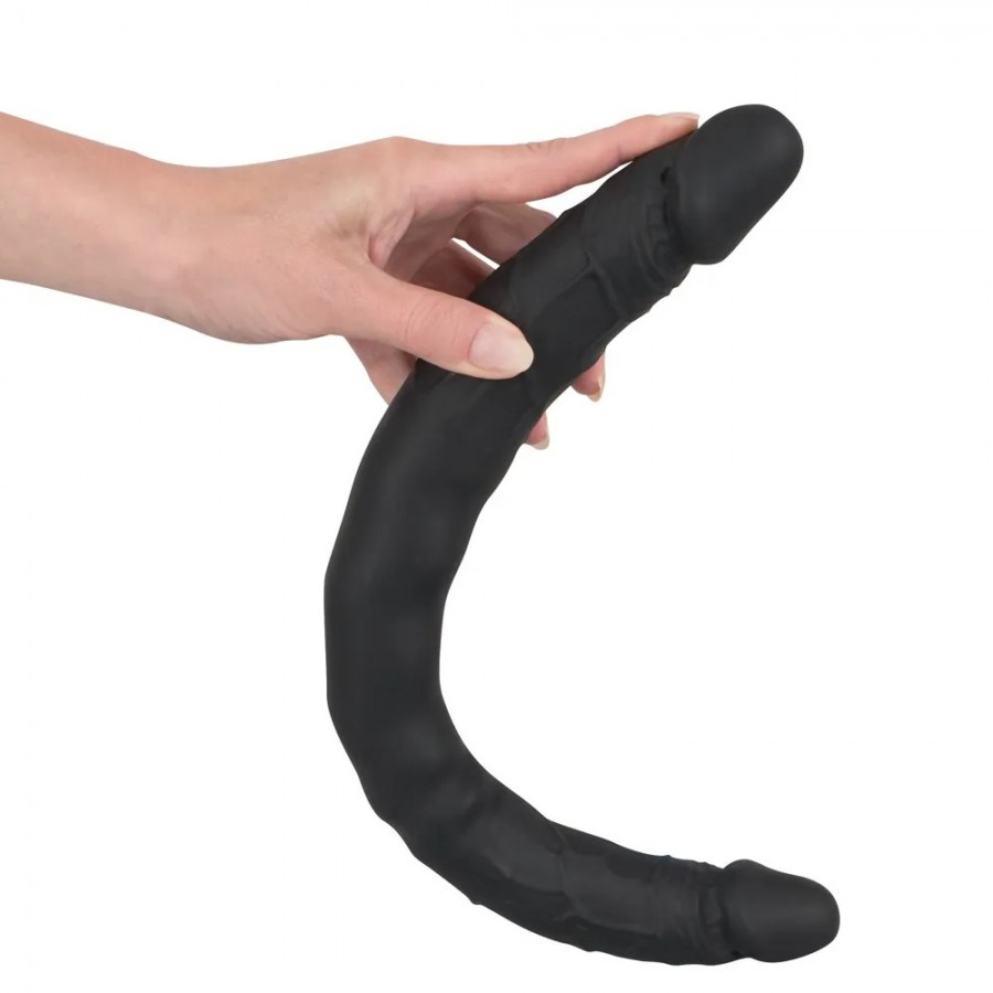 Двусторонний фаллоимитатор  Double Dong Black 40 х 4 см