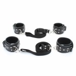 Набор для бондажа из натуральной кожи БДСМ Арсенал