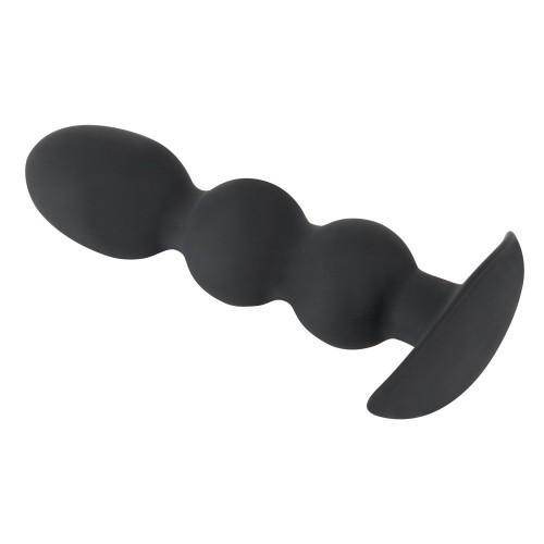 Тяжелая анальная втулка Heavy Beads Black Velvets