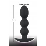 Тяжелая анальная втулка Heavy Beads Black Velvets