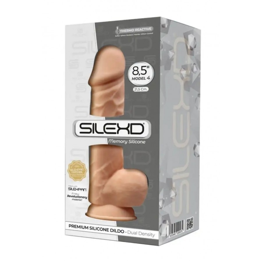 Силиконовый фаллоимитатор Silexd Model 4 22 х 5 см
