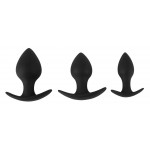 Набор анальных пробок Analplug-Set black Velvet
