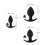 Набор анальных пробок Analplug-Set black Velvet
