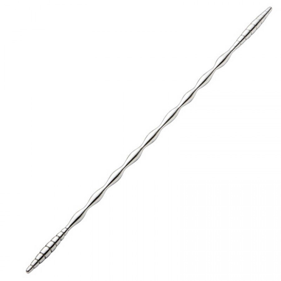 Двусторонний уретральный буж из металла Penis Plug Dip Stick Special 5370390000 27 х 0,6 см