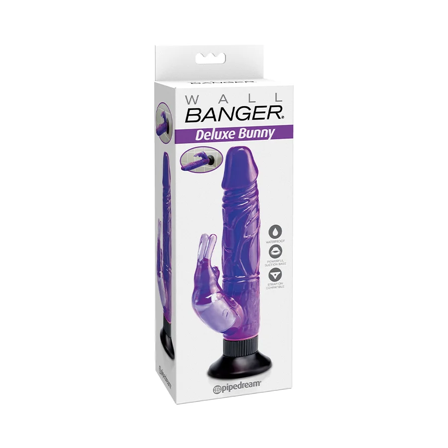 Rabbit-вибратор на присоске Wall Banger Deluxe Bunny