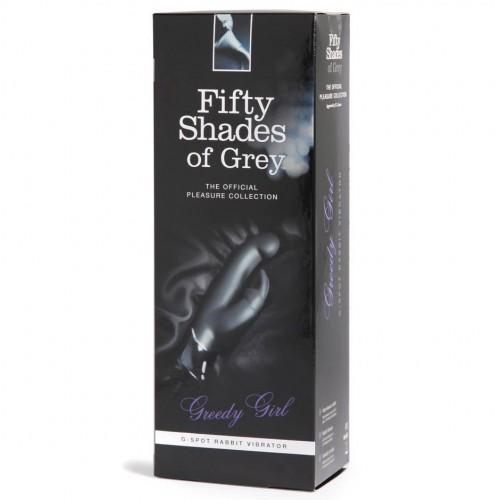 Shades-of-Grey Вибратор с клиторальным стимулятором Greedy Girl