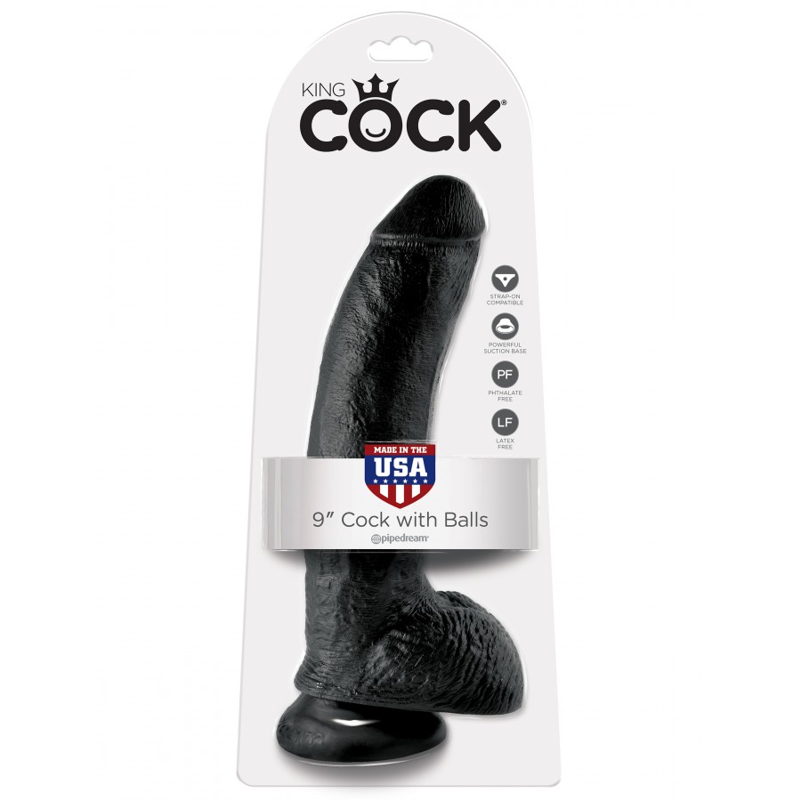 PipeDream King Cock Фаллоимитатор черный 22,9 х 5,1 см