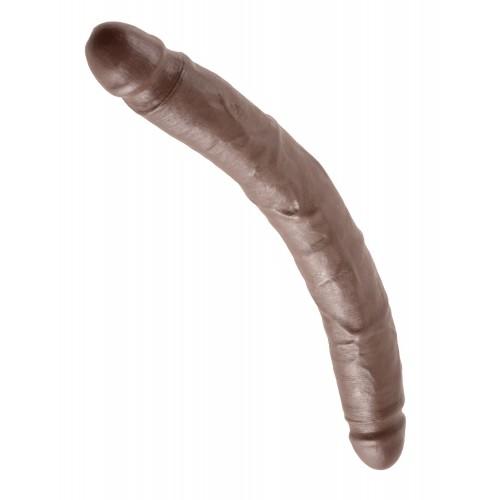 PipeDream King Cock Slim Double Фаллоимитатор реалистик двусторонний коричневый,  30 х 3,6 см