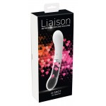 Стеклянный вибратор с LED-подсветкой Liaison Double G-Spot