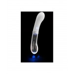 Стеклянный вибратор с LED-подсветкой Liaison Double G-Spot