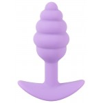 Ребристая анальная пробка Cuties Mini Butt Plug 7,5 х 2,8 см