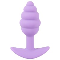 Ребристая анальная пробка Cuties Mini Butt Plug 7,5 х 2,8 см
