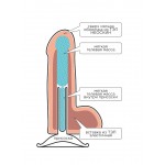 Реалистичный фаллоимитатор Lovetoy Real Next №33 23,5 х 4,5 см