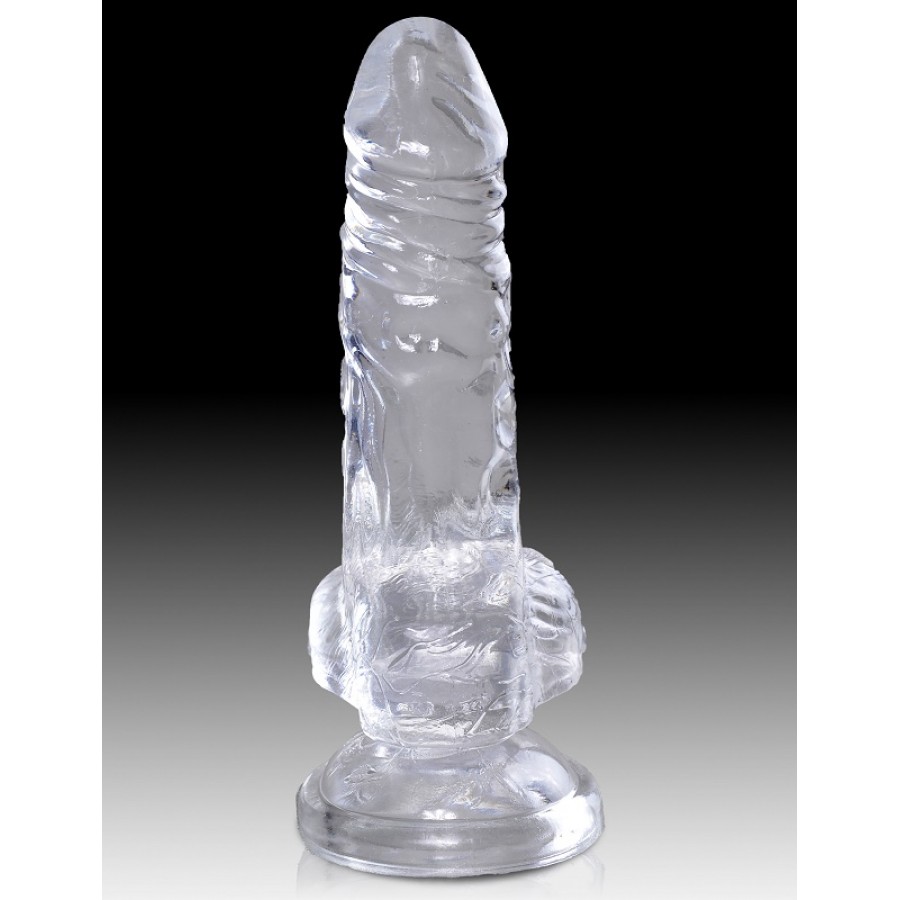 Прозрачный фаллоимитатор PipeDream King Cock Clear 4 