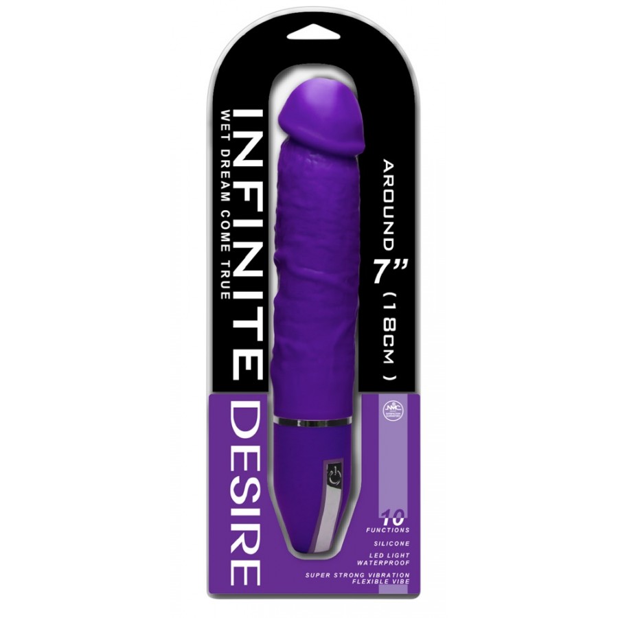 Реалистичный вибратор Infinite Desire Purple 5871500000