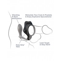 Эрекционное кольцо с анальной пробкой и вибрацией Rock Hard Ass-Gasm C-Ringz Эрекционное кольцо с анальной пробкой и вибрацией Rock Hard Ass-Gasm C-Ringz