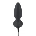 Анальная пробка с вибрацией и ДУ Black Velvet VIbrating Plug