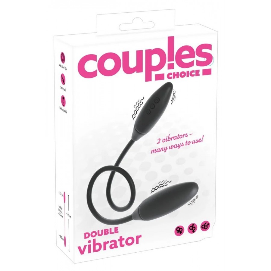 Двухсторонний гибкий вибромассажер Double Vibrator