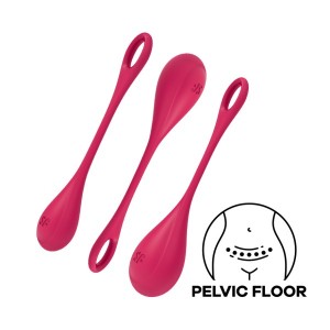 Набор из 3-х вагинальных шариков Satisfyer Yoni Power 1 Red