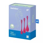 Набор из 3-х вагинальных шариков Satisfyer Yoni Power 1 Red
