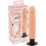 Вибратор на присоске Nature Skin Realistic Vibe L 26 см 5970660000
