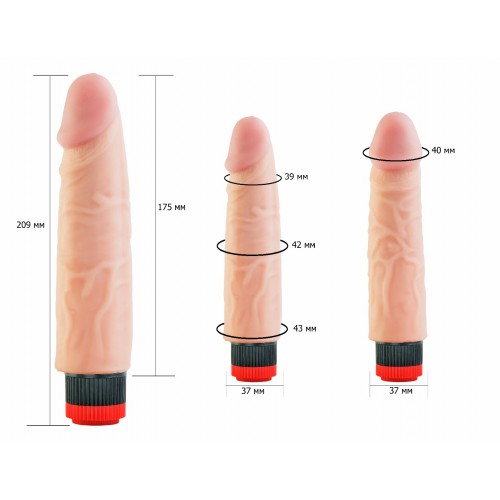 Реалистичный вибратор COCK NEXT 17,5 х 4,3 см 601105