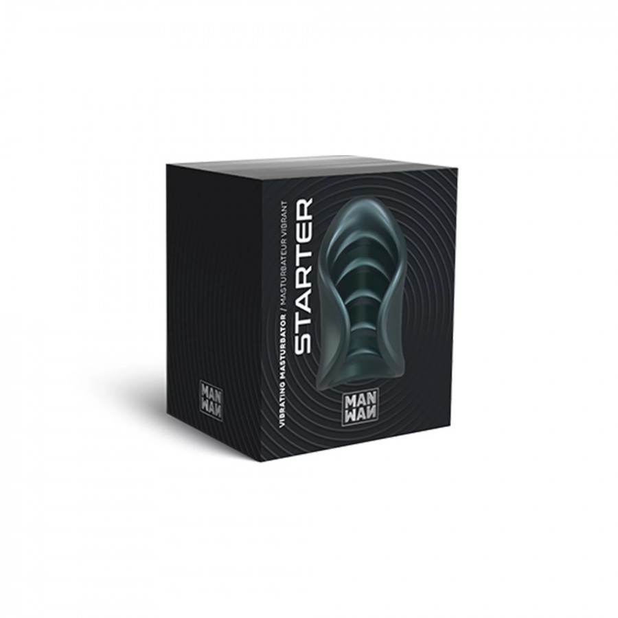 Компактный мастурбатор с вибрацией Manwan STARTER – PINE GREY