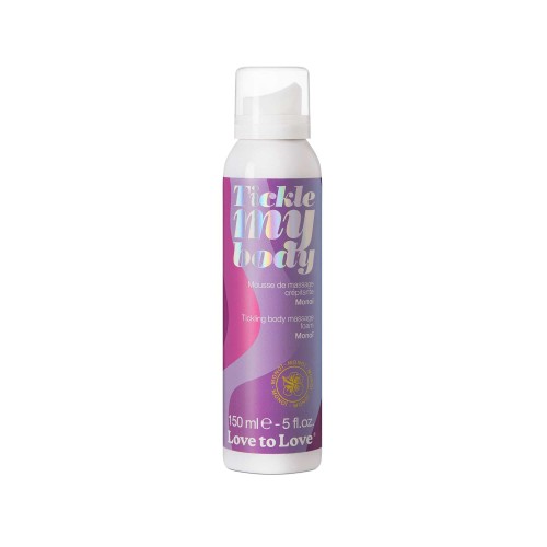 Хрустящая пенка для массажа Love to Love TICKLE MY BODY Моной 150 мл