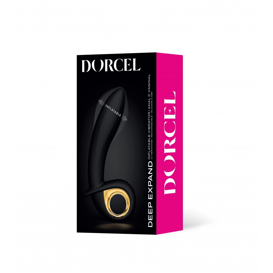 Надувной анально-вагинальный вибратор Dorcel Deep Expand