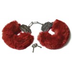 НАРУЧНИКИ С ПУШИСТЫМ МЕХОМ ВИННОГО ЦВЕТА (BE MINE) (ONE SIZE) 06205