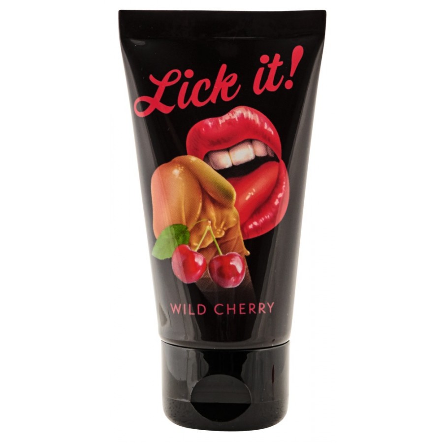 Гель для орального секса Lick it Дикая вишня, 50 мл