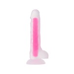 Фаллоимитатор светящийся в темноте, розовый, 20 х 3,5 см Фаллоимитатор светящийся в темноте, розовый, 20 х 3,5 см