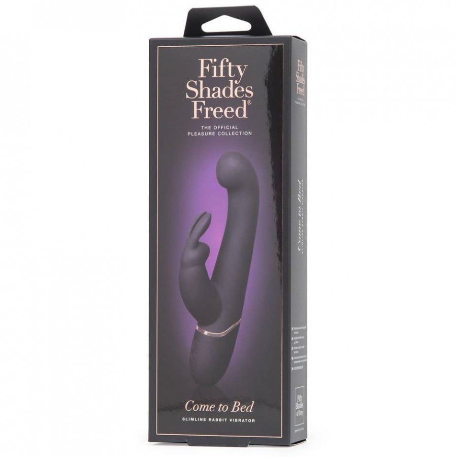 Rabbit-вибратор Fifty Shades Freed Come to Bed Rechargeable Slimline G-Spot Rabbit Vibrator