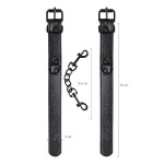 Наручники TOYFA Theatre, черный, 26,5 см