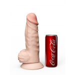 Большой фаллоимитатор Realistic Cyber Skin 26,5 х 6,8 см 718901