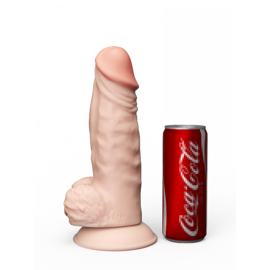 Большой фаллоимитатор Realistic Cyber Skin 26,5 х 6,8 см 718901