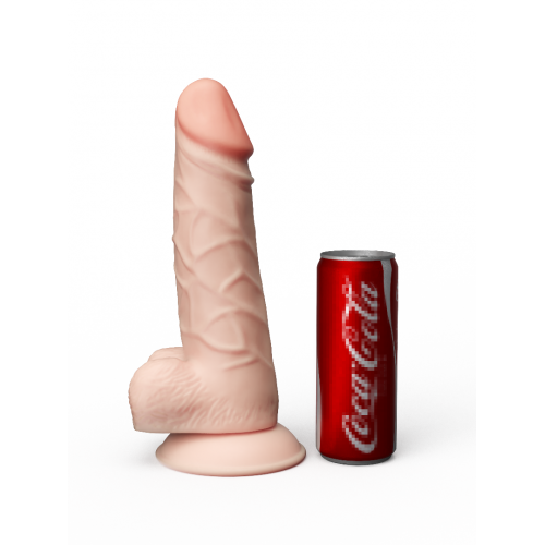 Большой фаллоимитатор Realistic Cyber Skin 29 х 6,9 см