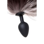 Силиконовая анальная втулка с хвостом POPO PLEASURE BY TOYFA 3,3 см (хвост 45 см)