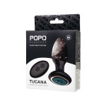 Анальная пробка с вибрацией, вращением и приложением с ДУ POPO Pleasure Tucana