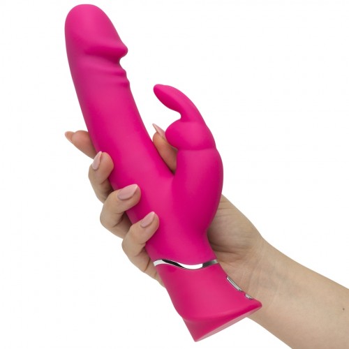 Вибратор из жидкого силикона Happy Rabbit Realistic Dual Density Rechargeable Rabbit Vibrator