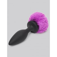 Анальная пробка с вибрацией Happy Rabbit Large Rechargeable Vibrating Bunny Tail Butt Plug 5