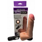 НАСАДКА ДЛЯ СТРАПОНА UNI COCK 6 С ВИБРАЦИЕЙ 180 х 40 мм НАСАДКА ДЛЯ СТРАПОНА UNI COCK 6 С ВИБРАЦИЕЙ 180 х 40 мм