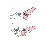 НАСАДКА ДЛЯ СТРАПОНА UNI COCK 6 С ВИБРАЦИЕЙ 180 х 40 мм