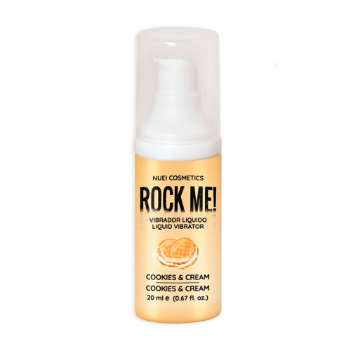 Жидкий вибратор Nuei ROCK ME! печенье со сливками, 20 мл Жидкий вибратор Nuei ROCK ME! печенье со сливками, 20 мл