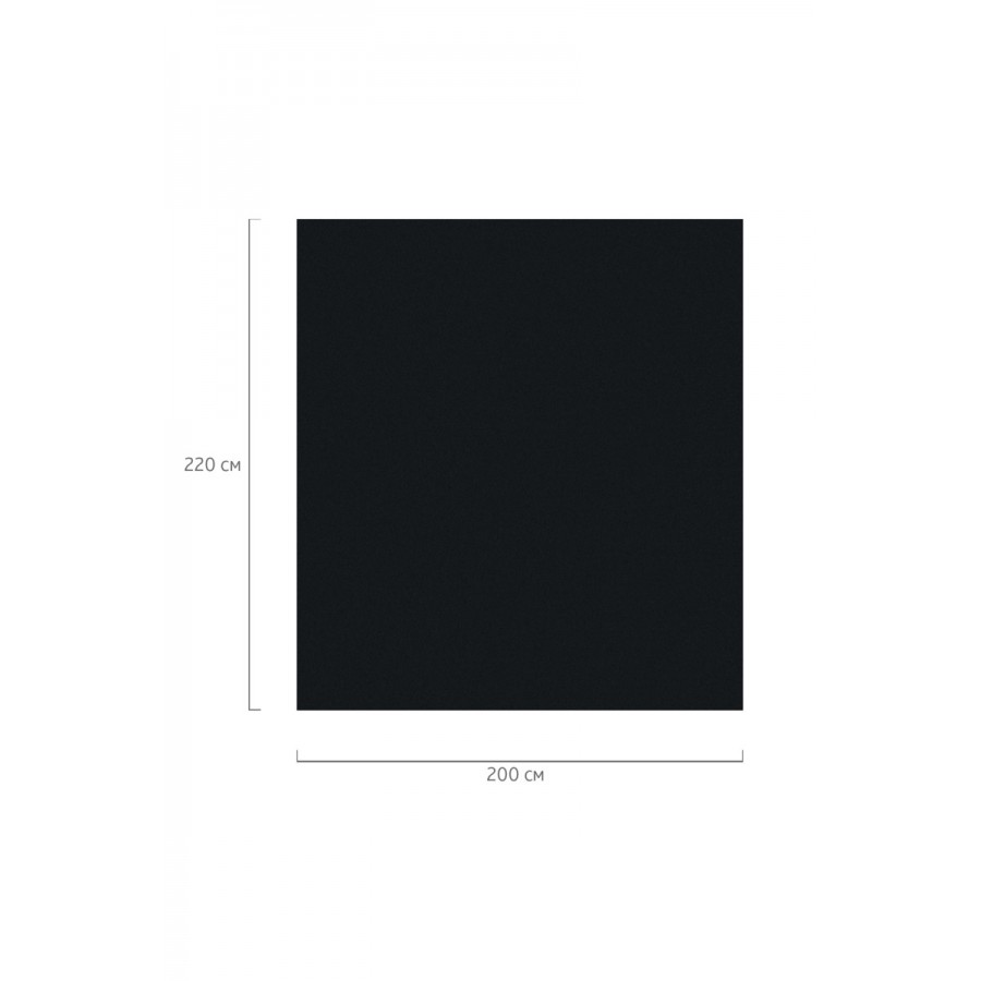 Простыня виниловая BLACK&RED BY TOYFA 220 х 200 см Черный