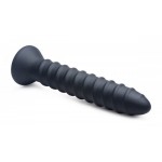 Спиралевидный анальный вибромассажер Power Screw 10X Spiral Silicone Vibrator