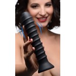Спиралевидный анальный вибромассажер Power Screw 10X Spiral Silicone Vibrator