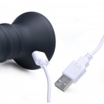 Спиралевидный анальный вибромассажер Power Screw 10X Spiral Silicone Vibrator